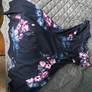 DKNY Midnight Blue Floral Dress
